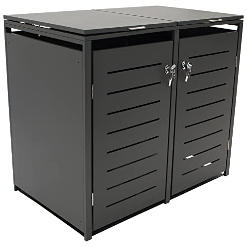 DEGAMO Köln Mülltonnenbox 2er, 132 x 80 x 116 cm