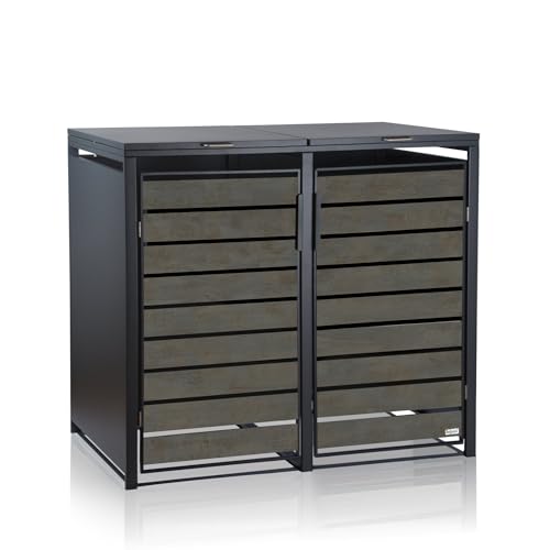 Zelsius Mülltonnenbox 2er, 132 x 80 x 117 cm