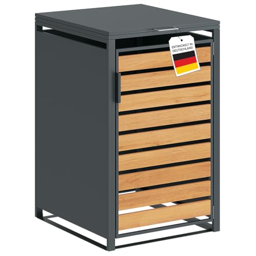 STEELSØN Kestra Mülltonnenbox 1er bis 240 Liter, 69 x 80 x 116 cm