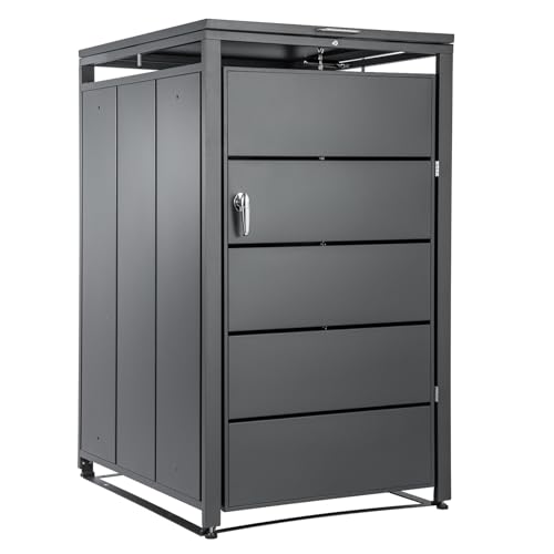 ARATERVIO Mülltonnenbox 1er für 240 Liter, 68 x 80 x 116 cm